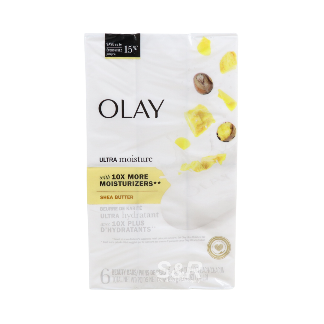 Olay Shea Butter Ultra Moisture Car Soap 6 pieces